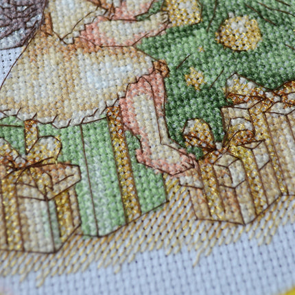 Counted Cross Stitch Kit "Cross-stitch kits Little Christmas Angel (Winter tale)"