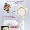Counted Cross Stitch Kit "Cross-stitch kits Little Christmas Angel (Winter tale)"