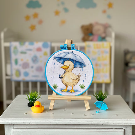 Counted Cross Stitch Kit "Duckling’s Walk"