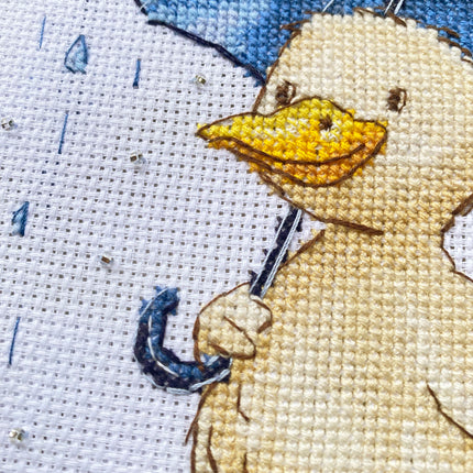 Counted Cross Stitch Kit "Duckling’s Walk"
