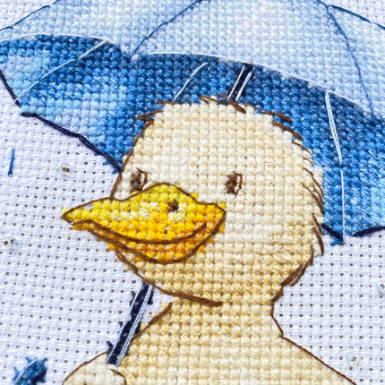 Counted Cross Stitch Kit "Duckling’s Walk"