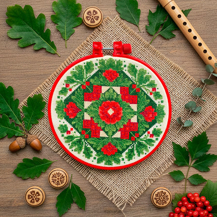Counted Cross Stitch Kit "Traditional motif"