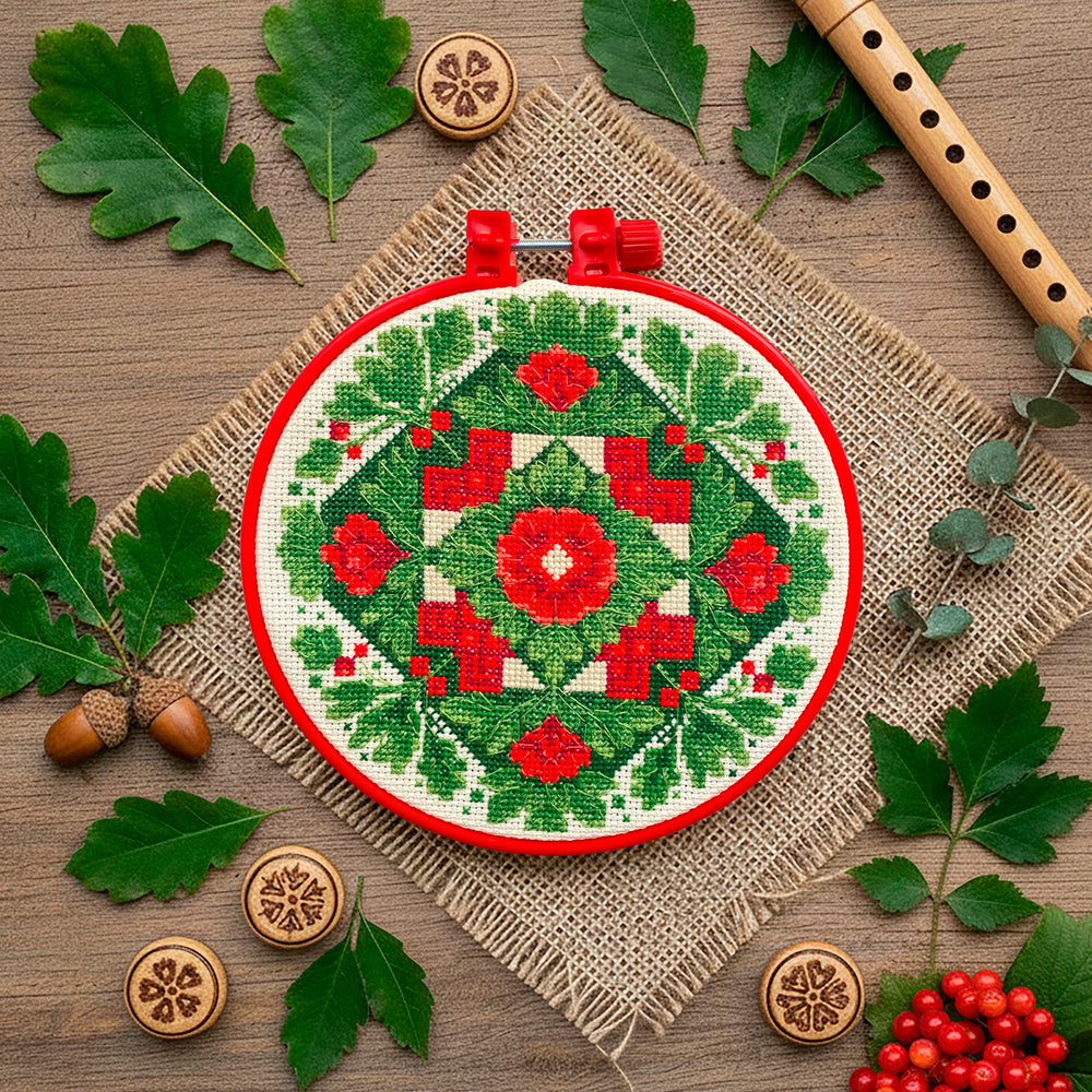 Counted Cross Stitch Kit "Traditional motif"