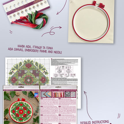 Counted Cross Stitch Kit "Traditional motif"