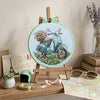 Counted Cross Stitch Kit "Moped ride"