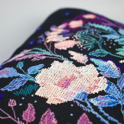 DIY Cross Stitch Pillow Kit "Night euphoria"