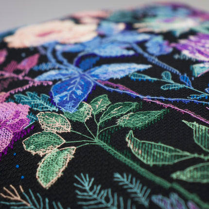 DIY Cross Stitch Pillow Kit "Night euphoria"