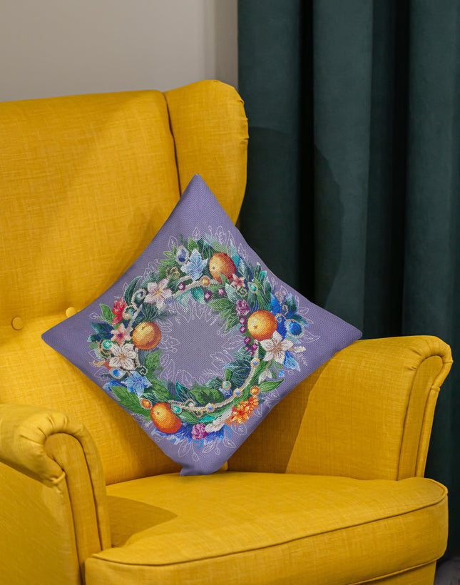 DIY Cross Stitch Pillow Kit "An exquisite holiday"