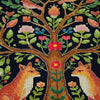 DIY Cross Stitch Pillow Kit " Tree of Forest Tales"