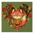 DIY Bead Embroidery Kit "Red fox"  5.9"x5.9" / 15.0x15.0 cm