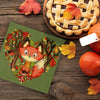 DIY Bead Embroidery Kit "Red fox"  5.9"x5.9" / 15.0x15.0 cm