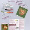 DIY Bead Embroidery Kit "Red fox"  5.9"x5.9" / 15.0x15.0 cm