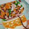 DIY Bead Embroidery Kit "Аutumn aroma"  5.9"x5.9" / 15.0x15.0 cm