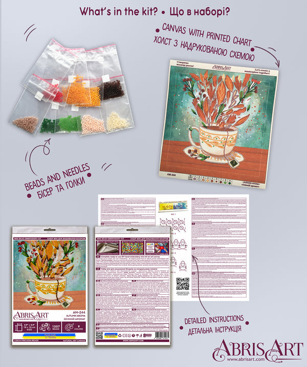 DIY Bead Embroidery Kit 