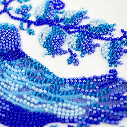 DIY Bead Embroidery Kit "Early bird"  5.9"x5.9" / 15.0x15.0 cm