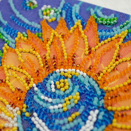 DIY Bead Embroidery Kit "A magical dream"  5.9"x5.9" / 15.0x15.0 cm