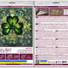 DIY Bead Embroidery Kit "Lucky kaleidoscope"  5.9"x5.9" / 15.0x15.0 cm