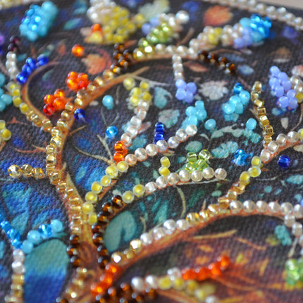 DIY Bead Embroidery Kit "The color of life"  5.9"x5.9" / 15.0x15.0 cm