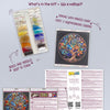 DIY Bead Embroidery Kit "The color of life"  5.9"x5.9" / 15.0x15.0 cm