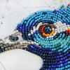 DIY Bead Embroidery Kit "Respectable peacock"  5.9"x5.9" / 15.0x15.0 cm