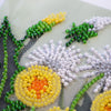 DIY Bead Embroidery Kit "Favorite dandelion"  5.9"x5.9" / 15.0x15.0 cm