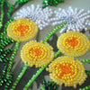 DIY Bead Embroidery Kit "Favorite dandelion"  5.9"x5.9" / 15.0x15.0 cm