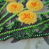 DIY Bead Embroidery Kit "Favorite dandelion"  5.9"x5.9" / 15.0x15.0 cm