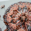 DIY Bead Embroidery Kit "Weightless tenderness"  5.9"x5.9" / 15.0x15.0 cm