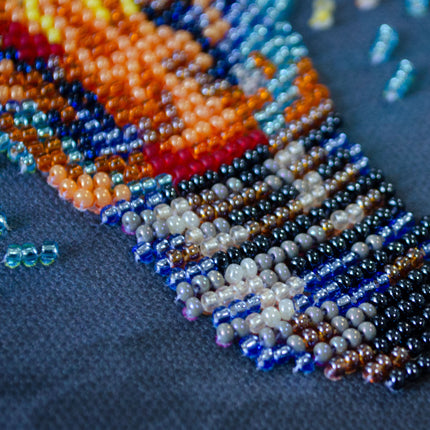 DIY Bead Embroidery Kit "Bring the light"  5.9"x5.9" / 15.0x15.0 cm