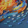 DIY Bead Embroidery Kit "Bring the light"  5.9"x5.9" / 15.0x15.0 cm