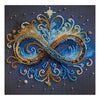 DIY Bead Embroidery Kit "Infinity"  5.9"x5.9" / 15.0x15.0 cm
