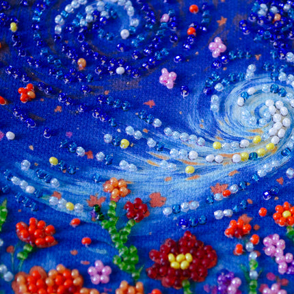 DIY Bead Embroidery Kit "A Midsummer Night's Dream"  5.9"x5.9" / 15.0x15.0 cm