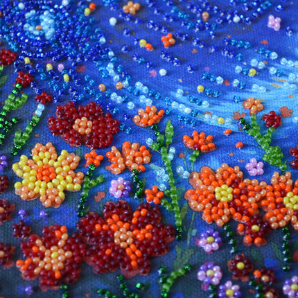 DIY Bead Embroidery Kit "A Midsummer Night's Dream"  5.9"x5.9" / 15.0x15.0 cm