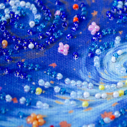 DIY Bead Embroidery Kit "A Midsummer Night's Dream"  5.9"x5.9" / 15.0x15.0 cm