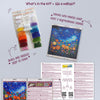 DIY Bead Embroidery Kit "A Midsummer Night's Dream"  5.9"x5.9" / 15.0x15.0 cm