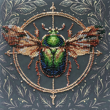 DIY Bead Embroidery Kit "The Alchemy of Nature"  5.9"x5.9" / 15.0x15.0 cm