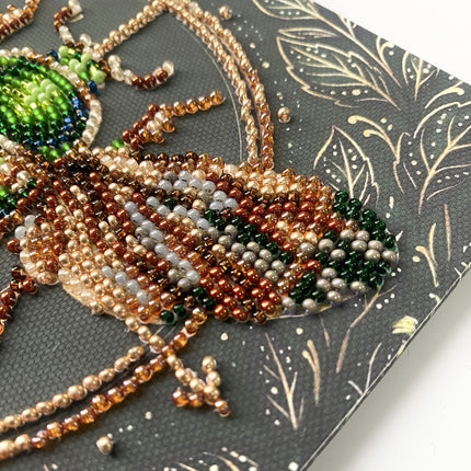 DIY Bead Embroidery Kit "The Alchemy of Nature"  5.9"x5.9" / 15.0x15.0 cm