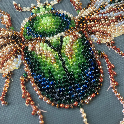 DIY Bead Embroidery Kit "The Alchemy of Nature"  5.9"x5.9" / 15.0x15.0 cm