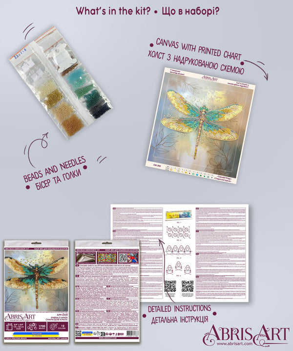 DIY Bead Embroidery Kit 