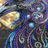 DIY Bead Embroidery Kit "Amber gaze"  5.9"x5.9" / 15.0x15.0 cm