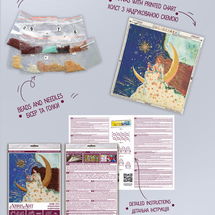 DIY Bead Embroidery Kit "Andromeda"