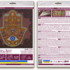 DIY Bead Embroidery Kit "Golden Hamsa"