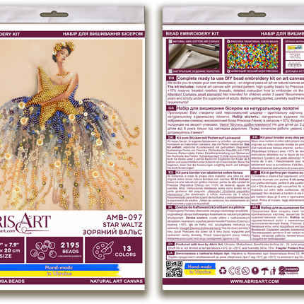DIY Bead Embroidery Kit "Star waltz"