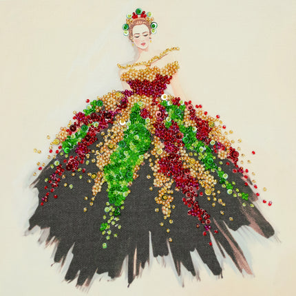 DIY Bead Embroidery Kit "Color dance"