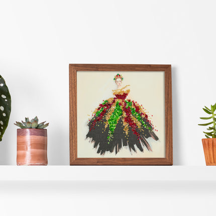 DIY Bead Embroidery Kit "Color dance"