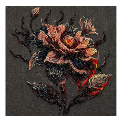 DIY Bead Embroidery Kit "Flower of the night"
