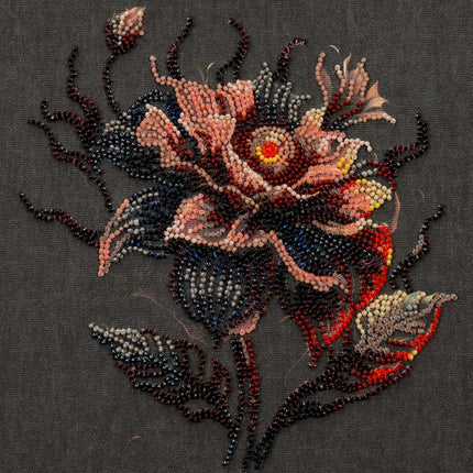 DIY Bead Embroidery Kit "Flower of the night"