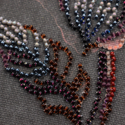 DIY Bead Embroidery Kit "Flower of the night"