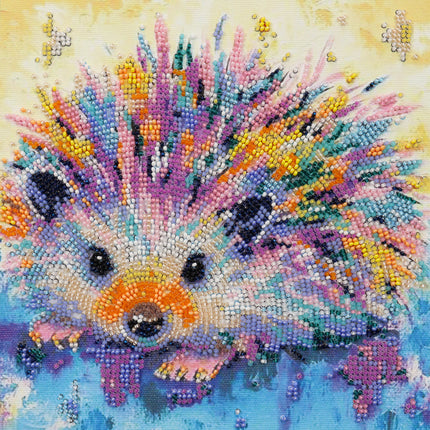 DIY Bead Embroidery Kit "Hedgehog"