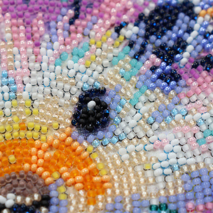 DIY Bead Embroidery Kit "Hedgehog"
